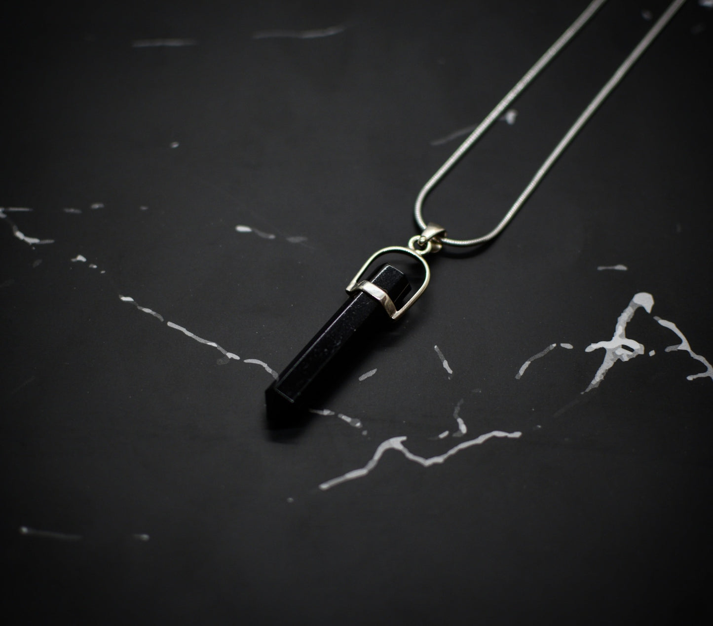 Black Talisman - Tourmaline / Silver