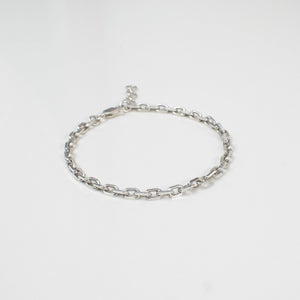 Chiseled Link Bracelet - Silver
