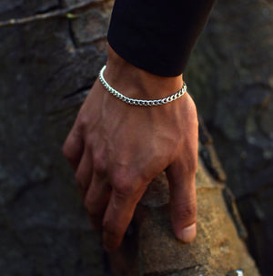 Cuban Link Bracelet - Silver