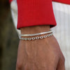 Chiseled Link Bracelet - Silver