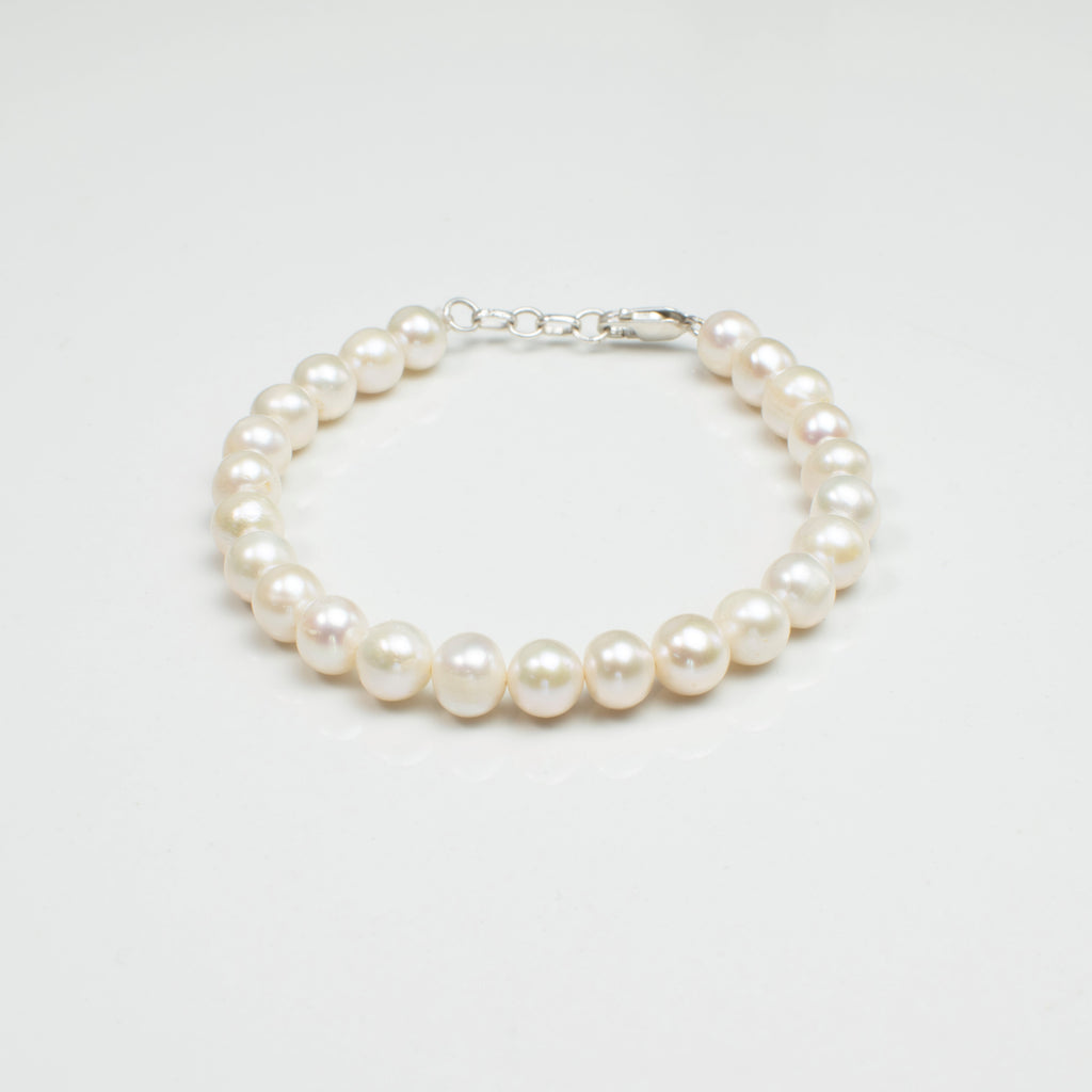 Pearl Bracelet - Silver