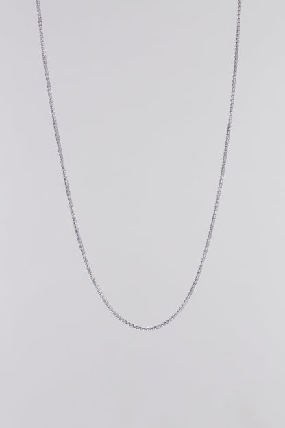 Rounded Box Chain - Silver