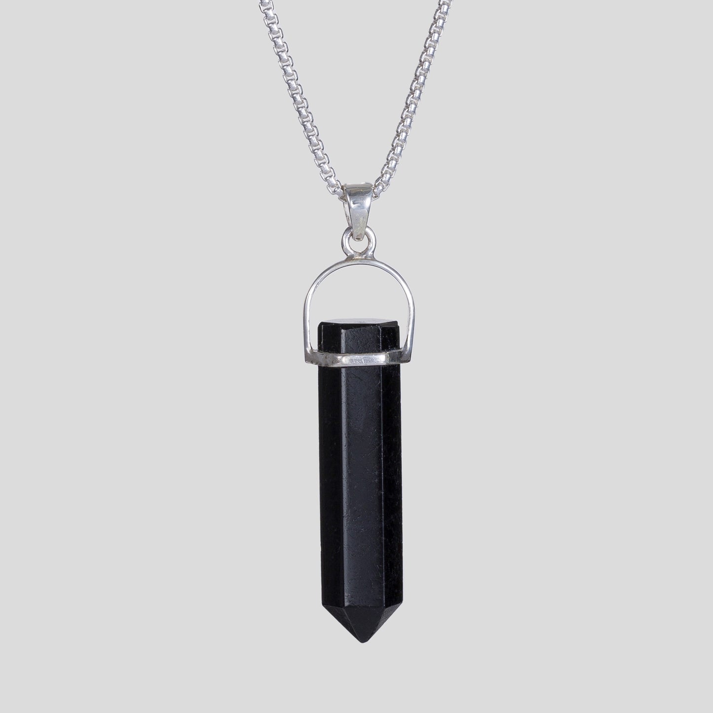 Black Talisman - Tourmaline / Silver