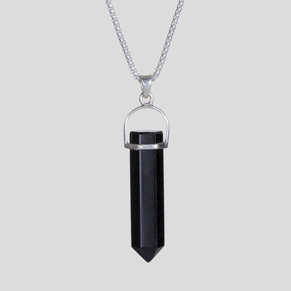Black Talisman - Tourmaline / Silver