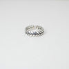 Crown Pattern Ring - Silver