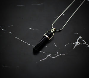 Black Talisman - Tourmaline / Silver