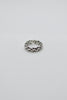 Block Pattern Ring - Silver