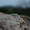 Crown Pattern Ring - Silver