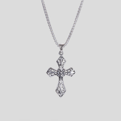 cross silver pendant