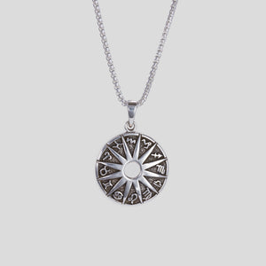 Oxidized Zodiac - Silver