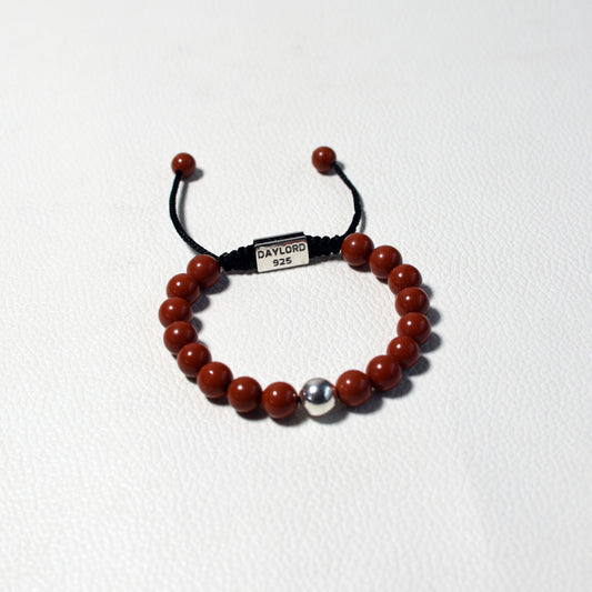 Red Jasper Bracelet - Silver