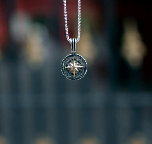 Classic Compass- Silver