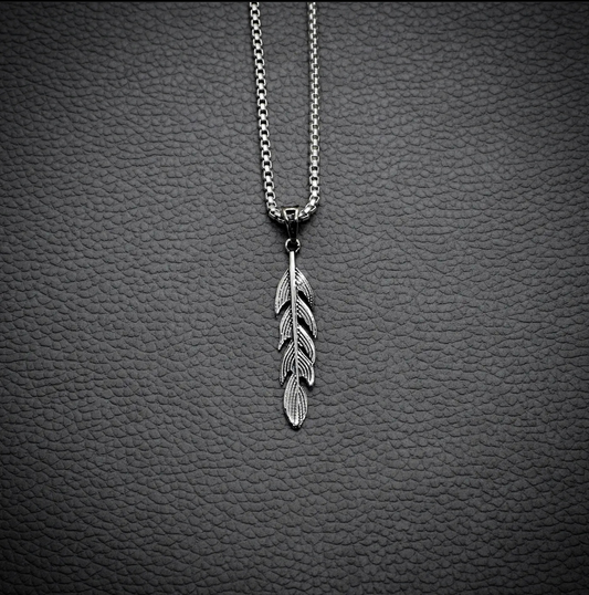 Antique Feather - Silver