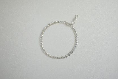 Cuban Link Bracelet - Silver