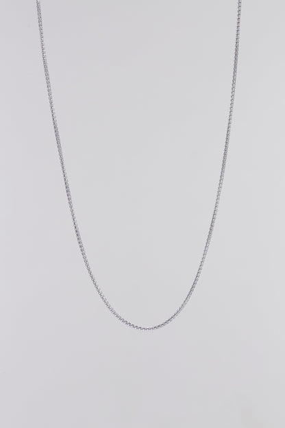 Rounded Box Chain - Silver