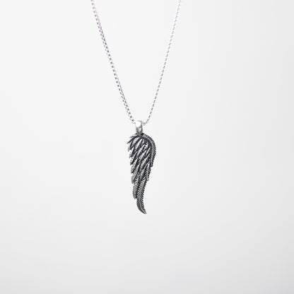 Oxidized Feather - Silver