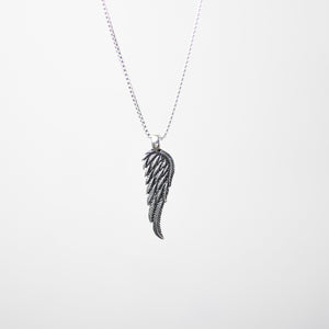 Oxidized Feather - Silver