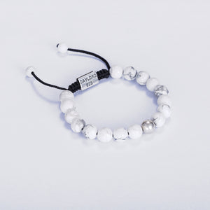 Howlite Bracelet - Silver